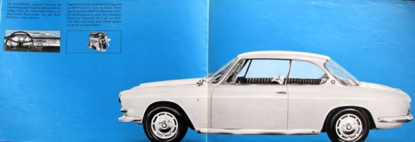 BMW 3200 CS Modelprogram 1963 Carbrochure (7135)